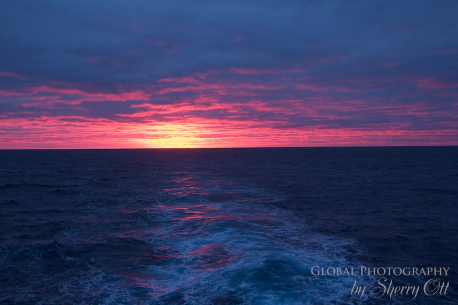 antarctica sunset