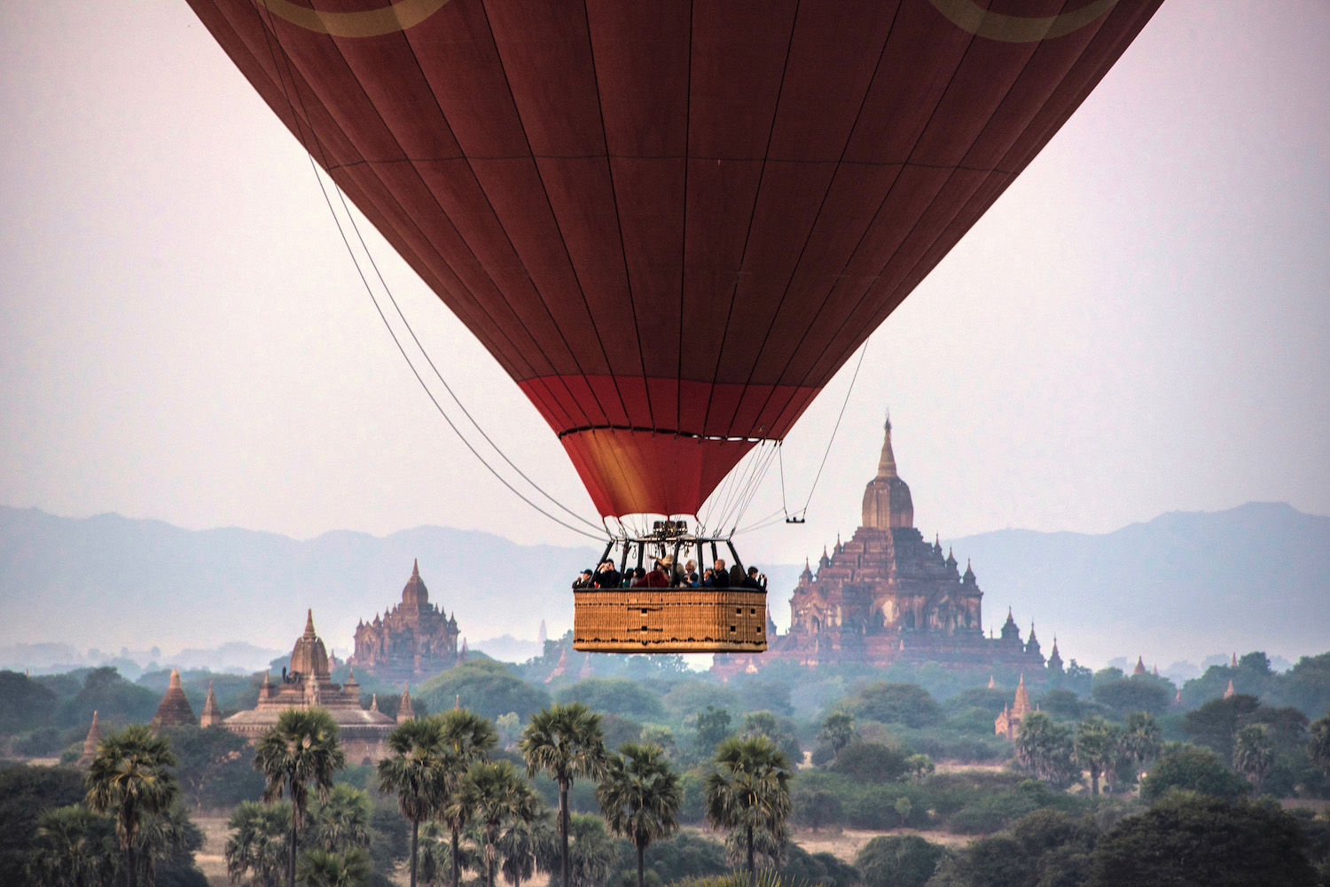 Balloon Over Bagan