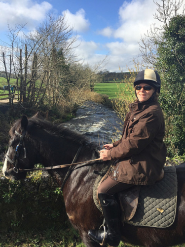horseback riding vacation, horse riding county clare, horse trekking, river rine, county clare, ireland, nancy d. brown