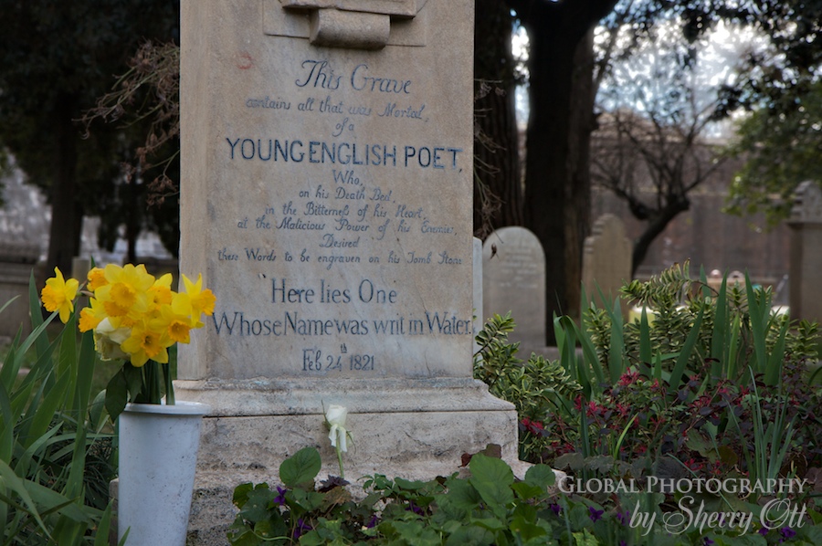 john keats grave