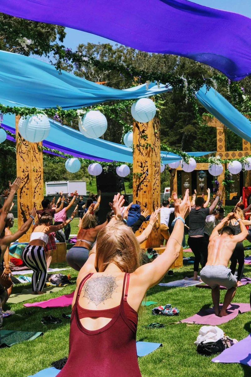 Yoga at The Waking Hour opening this years' All Day I Dream in San Francisco
