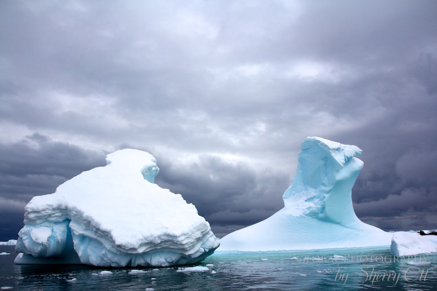 antarctica iceberg shapes