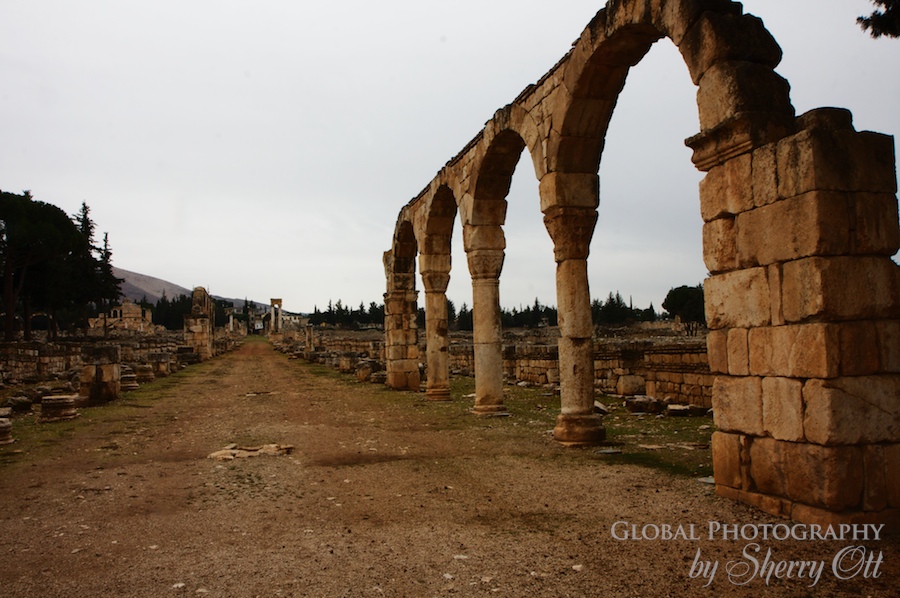 Anjar ruins lebanon