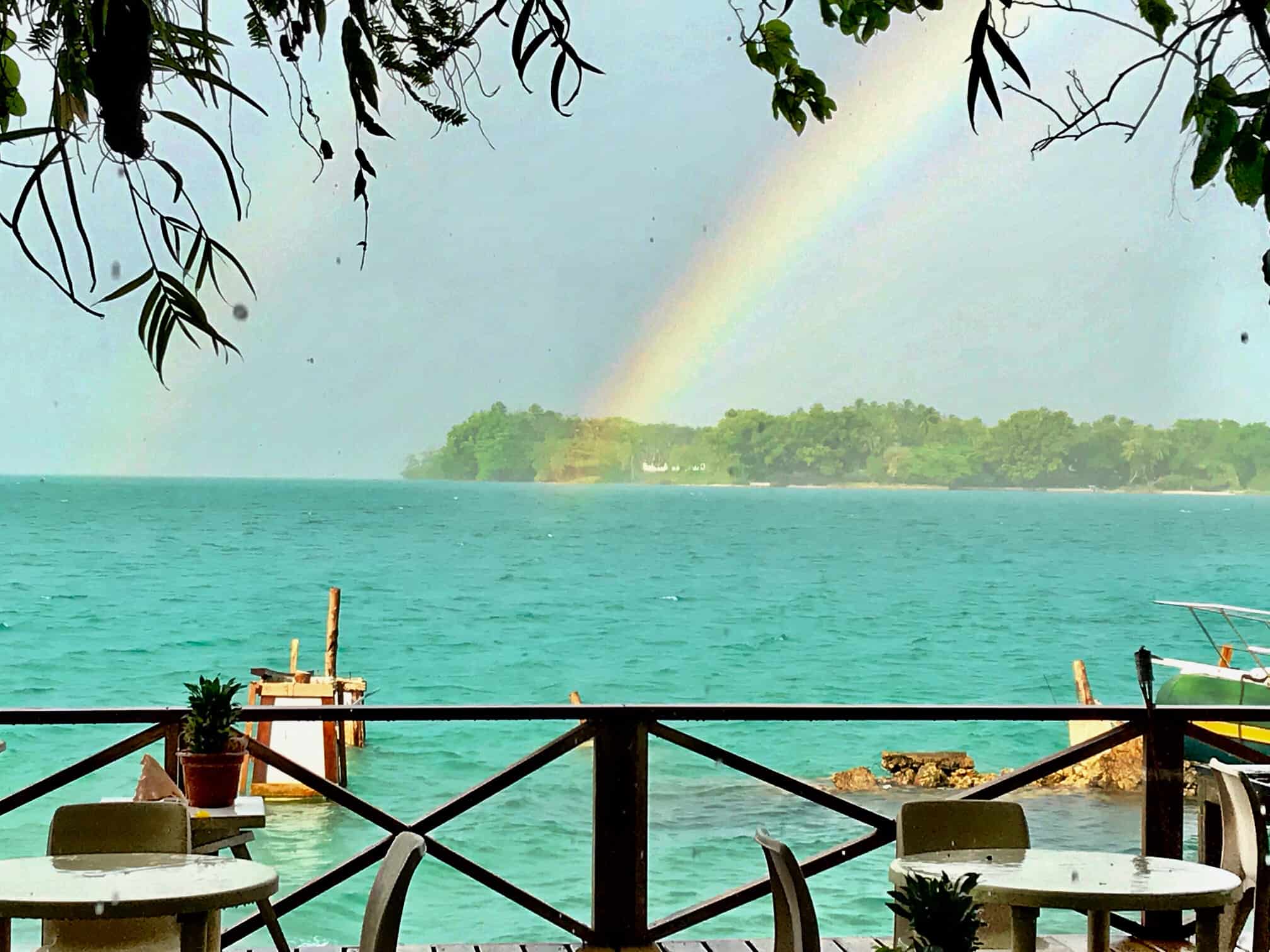 Rainbow in Solomon islands