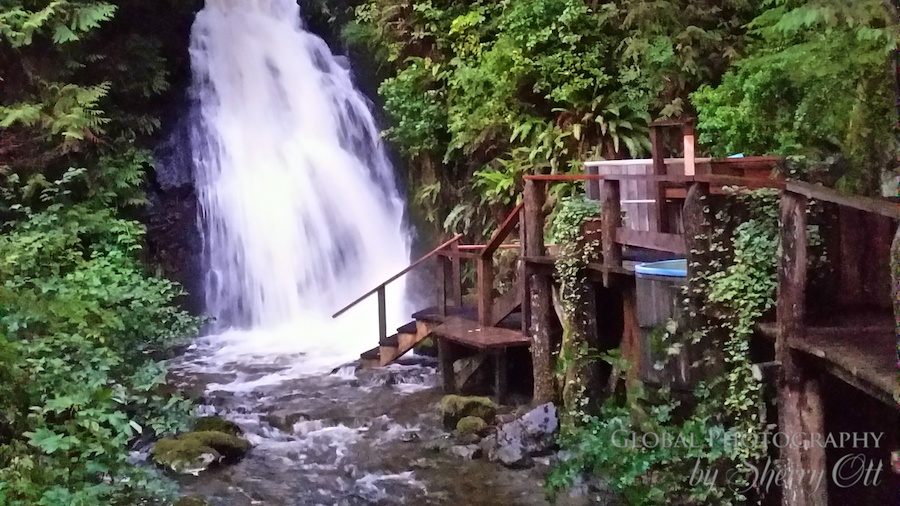 waterfall nimmo bay resort