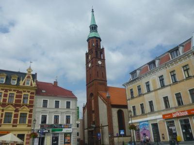 Kościół sw Katarzyny (St. Catherine's Church) viewed from the Rynek
