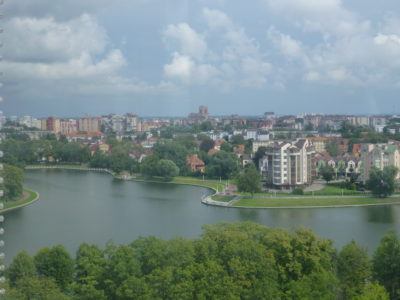 View of Kaliningrad from Ferris Wheel, Yunost Park