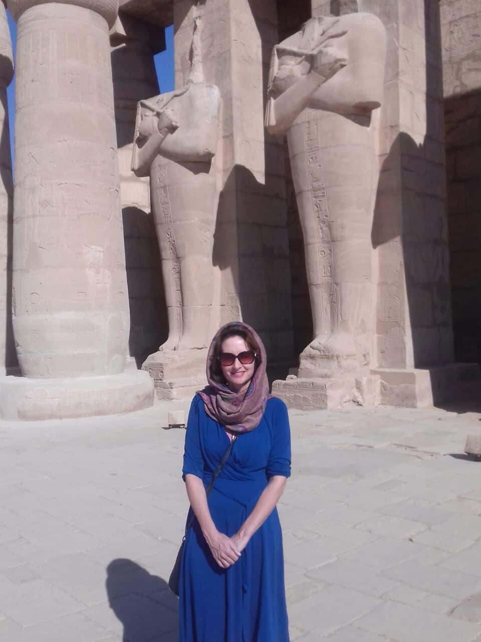 Pamela Kribbe in Egypt