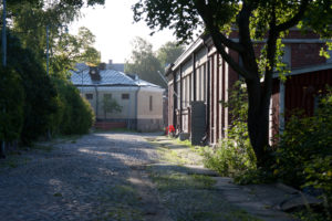 Alley in Suomenlinna