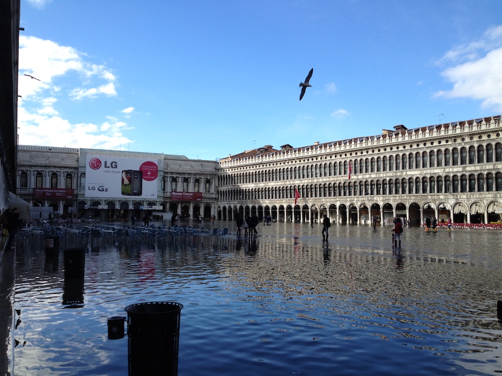 Flooded Piazza San Marco, Venice - Venice Tourism