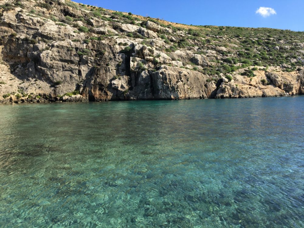 Xlendi Bay on Gozo.