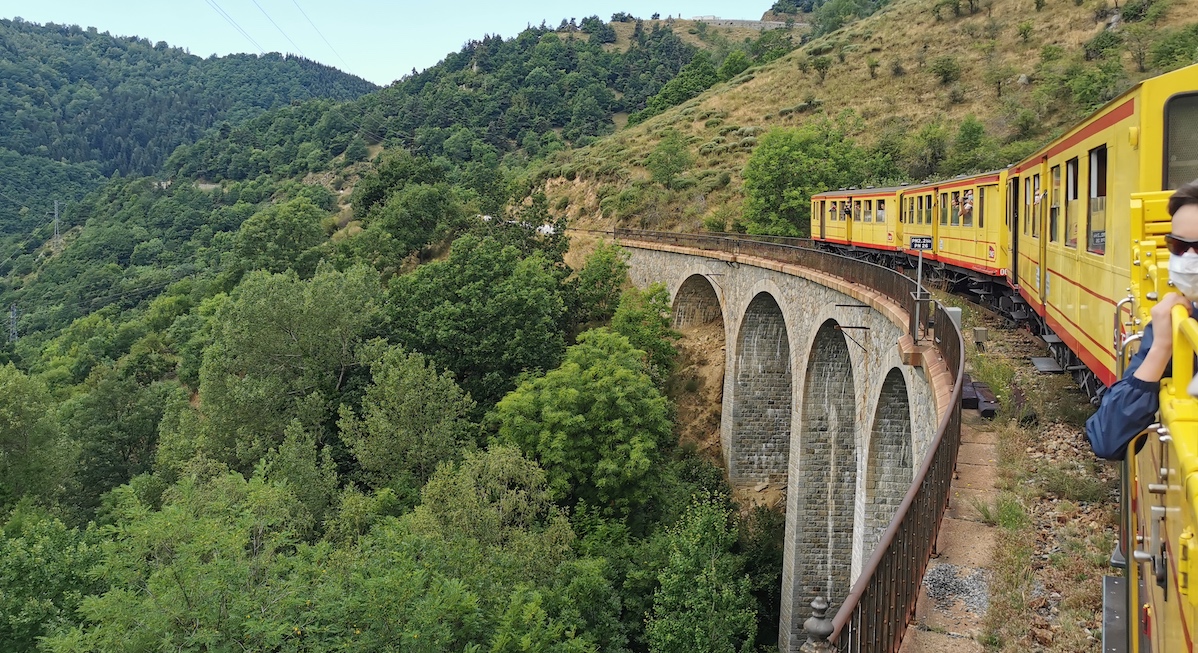 yellow train of Cerdagne