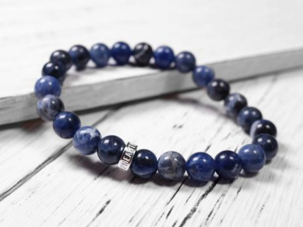 blue sodalite gemstone bracelet