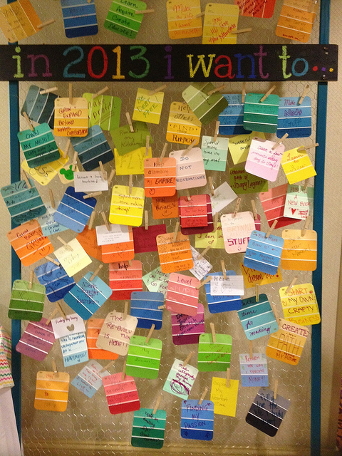 wall of people's wishes by susie wyshak