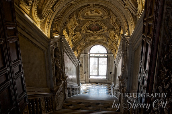 golden staircase venice