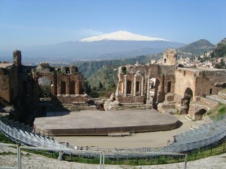 Greek Theater at Taormina Sicily