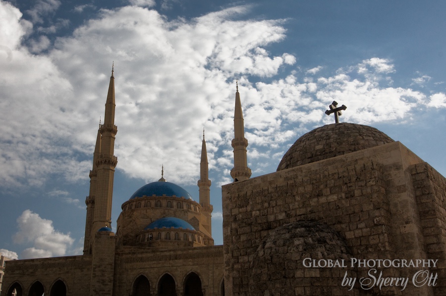 Mohammad al-Amin Mosque and church Beirut