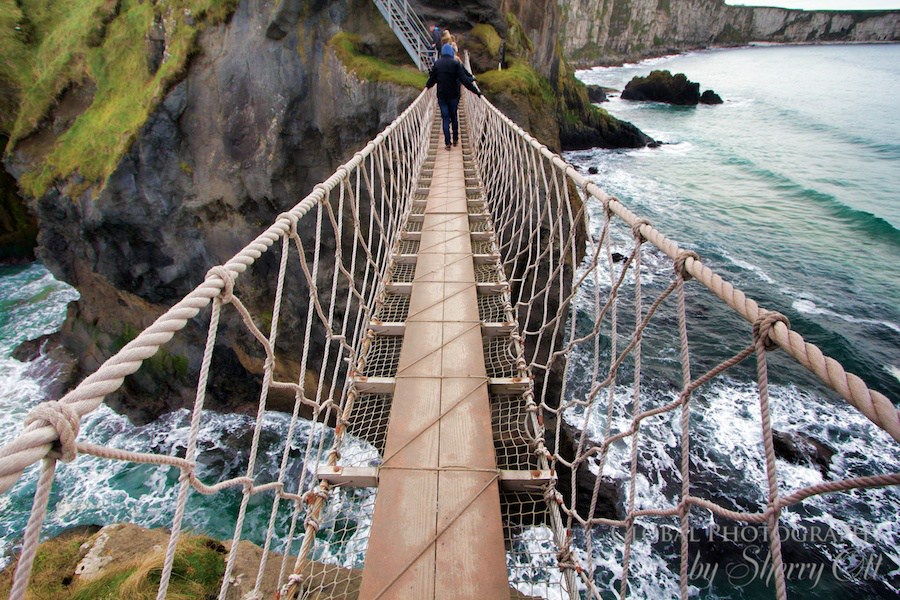 Northern Ireland attractions Carrick-a-Rede Rope Bridge