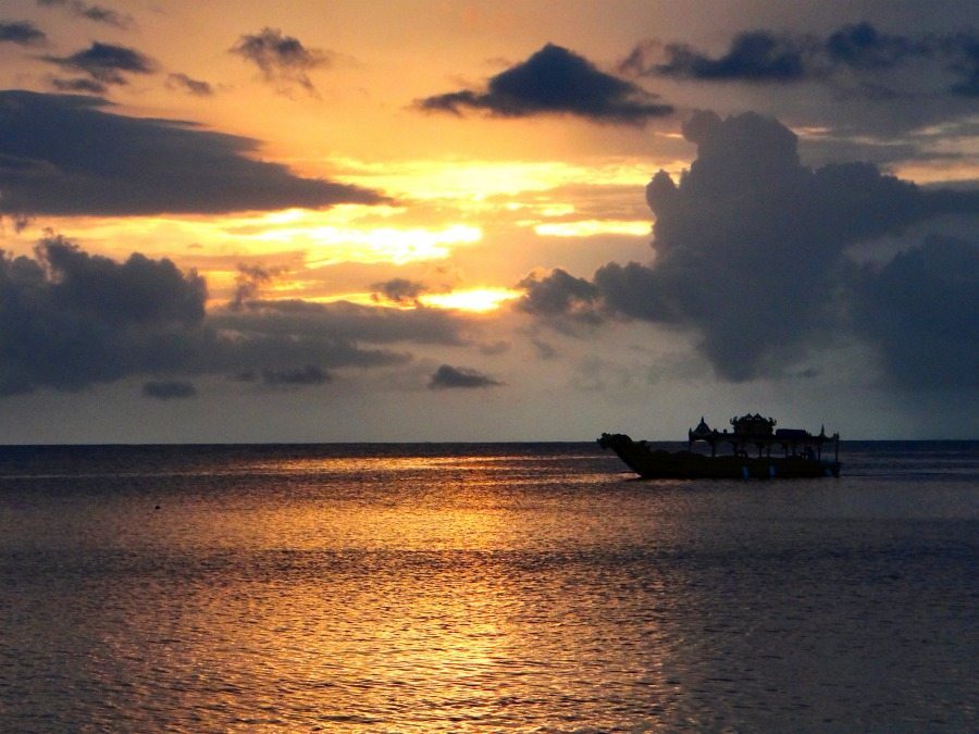 A Jamaican sunset