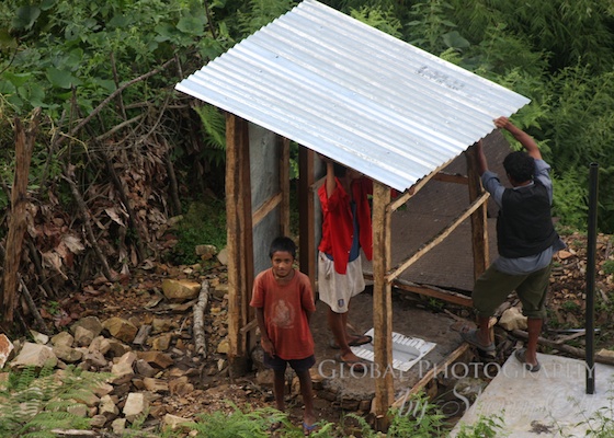building toilets in nepal