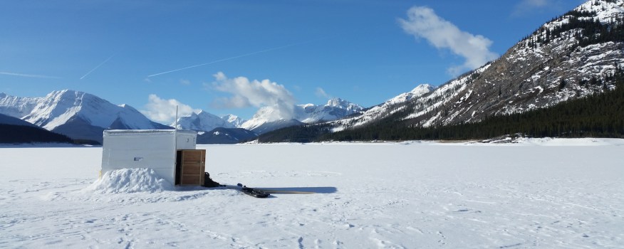 A perfect day for ice fishing!
